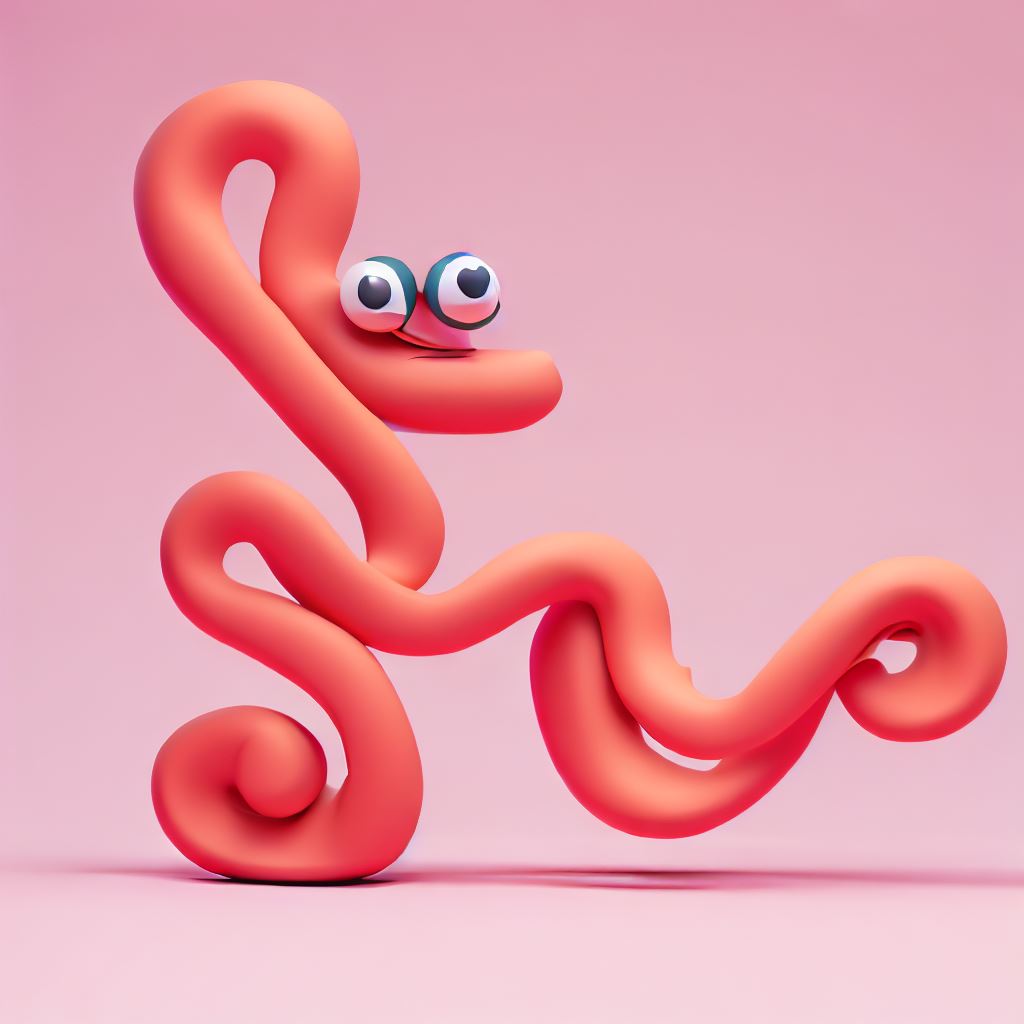Squiggly, the wiggly line